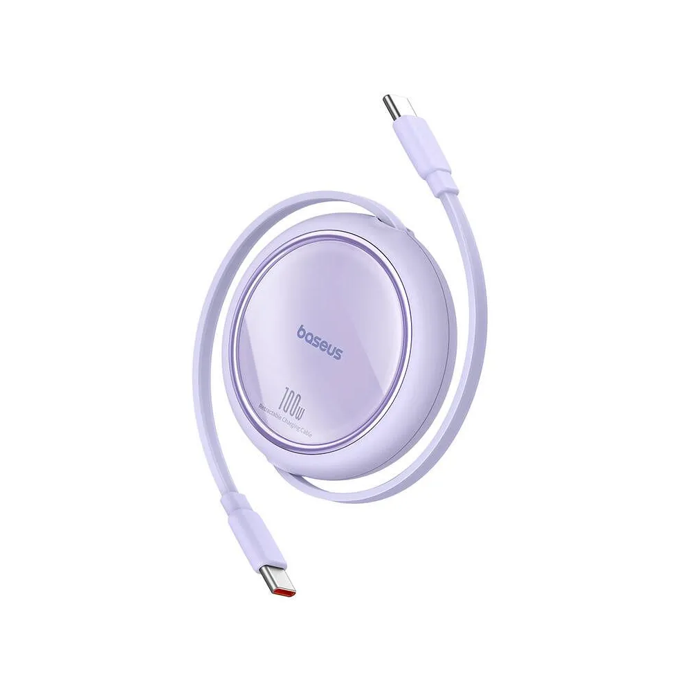 USB-C la USB-C Baseus Free2Draw cablu, PD, 100W, 1m (violet)