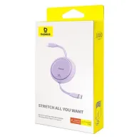 USB-C la USB-C Baseus Free2Draw cablu, PD, 100W, 1m (violet)