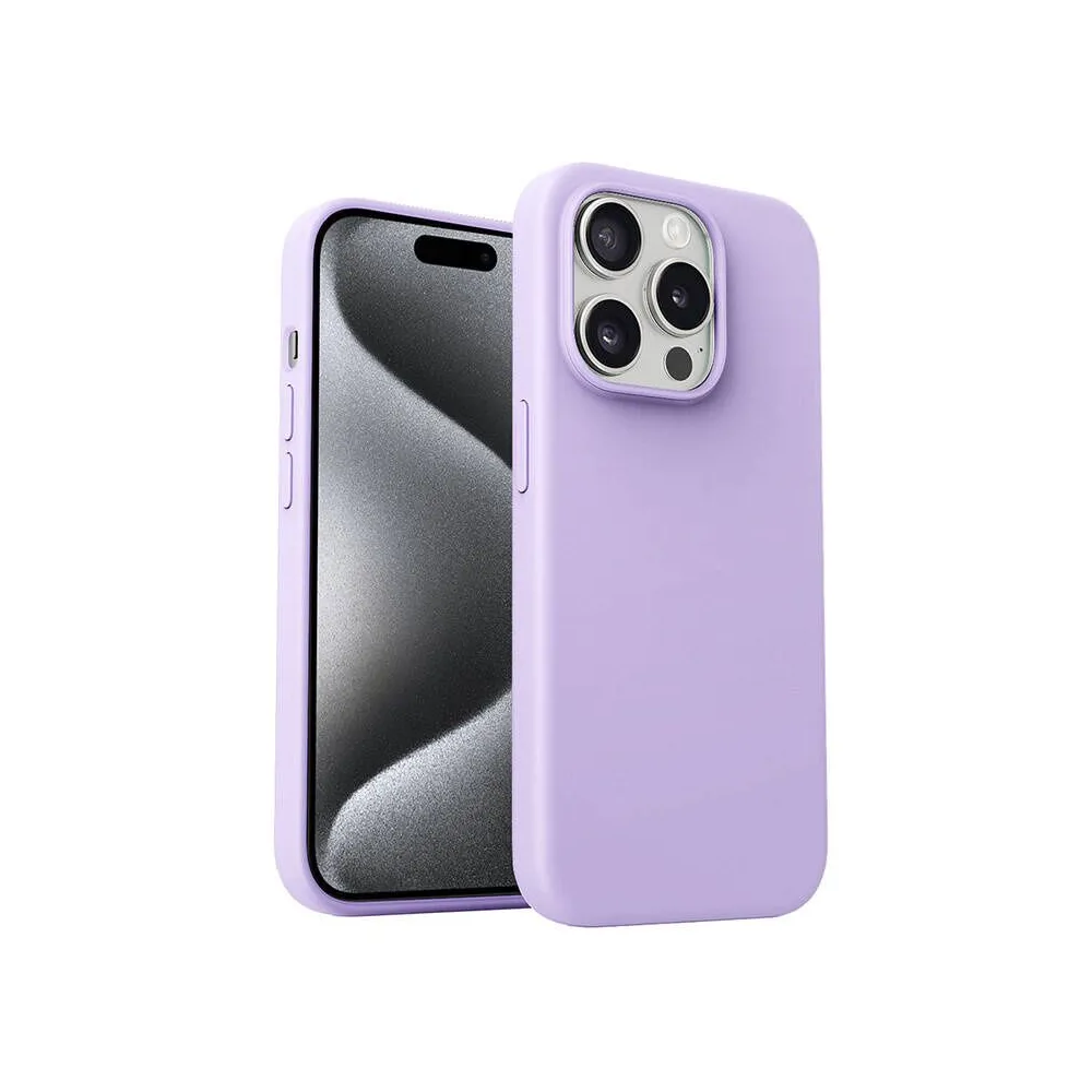 Carcasă Aukey PC-GJ10D pentru iPhone 15 Pro Max (liliac)