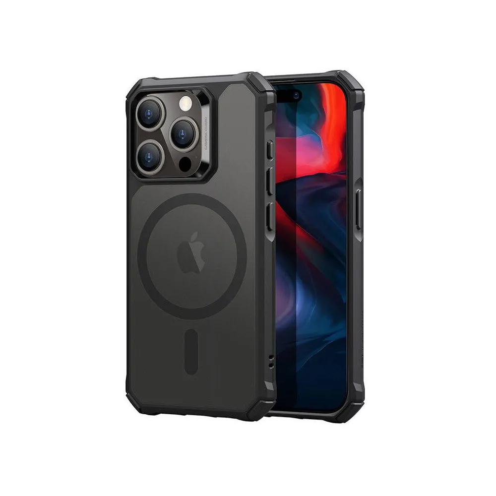 Carcasă ESR Air Armor pentru iPhone 15 Pro, Magsafe (negru)