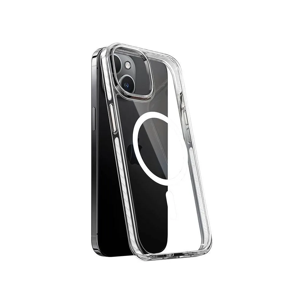 Carcasă telefonică Torras Sparka pentru iPhone 15 (transparentă)