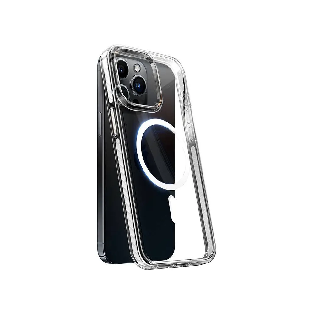 Carcasă telefonică Torras Sparka pentru iPhone 15 PRO (transparentă)