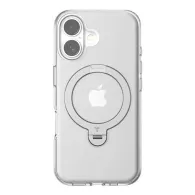 Carcasă Torras Ostand Spin pentru iPhone 16 (transparentă)