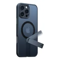 Carcasă Torras Pstand Spin pentru iPhone 16 Pro (negru)