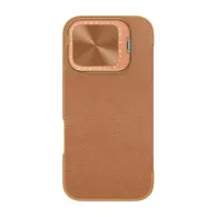 Etui Nillkin Qin Prop piele iPhone 16 (brązowy)