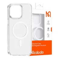 Husă magnetică McDodo pentru iPhone 15 Plus (transparentă)
