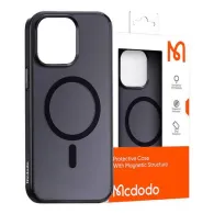 Husă magnetică McDodo pentru iPhone 15 Pro Max (negru)