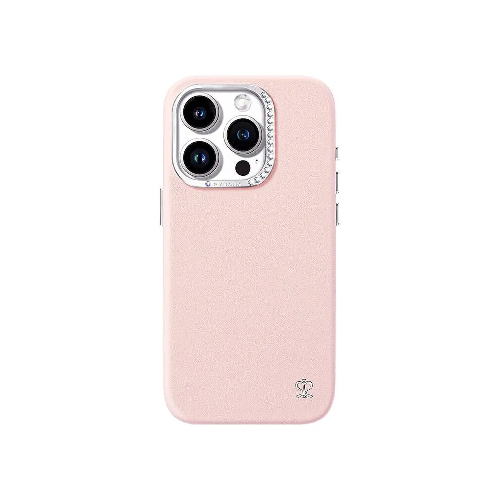 Joyroom PN-15F1 Husă cu stele pentru iPhone 15 Pro (roz)