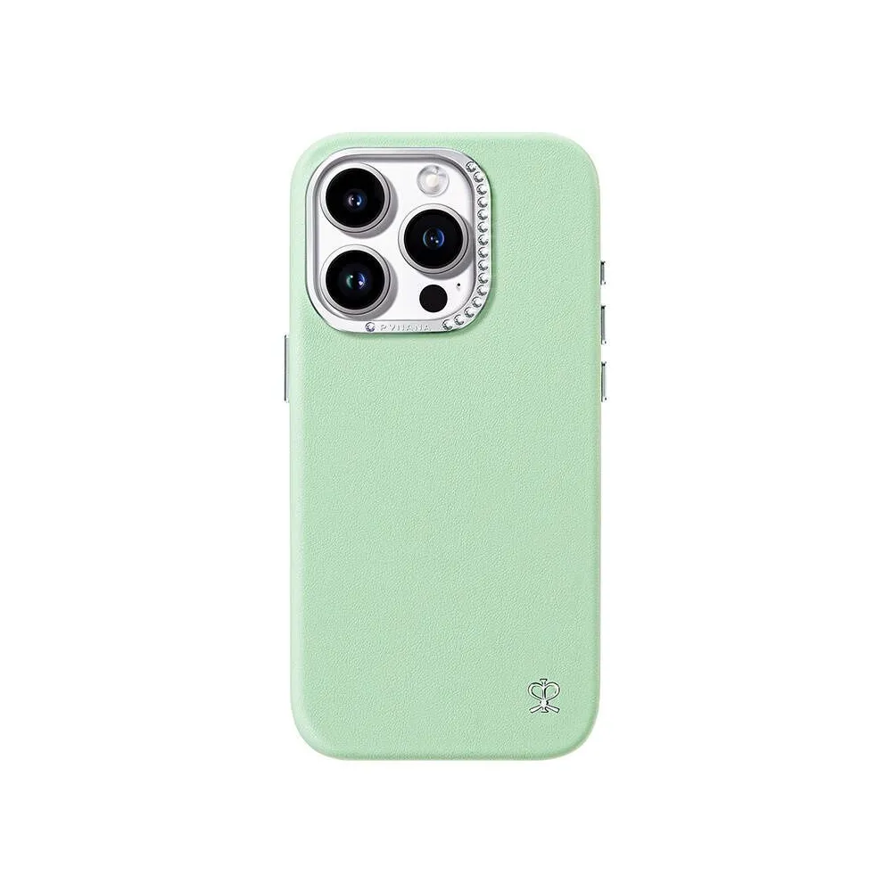 Joyroom PN-15F1 Husă cu stele pentru iPhone 15 Pro (verde)