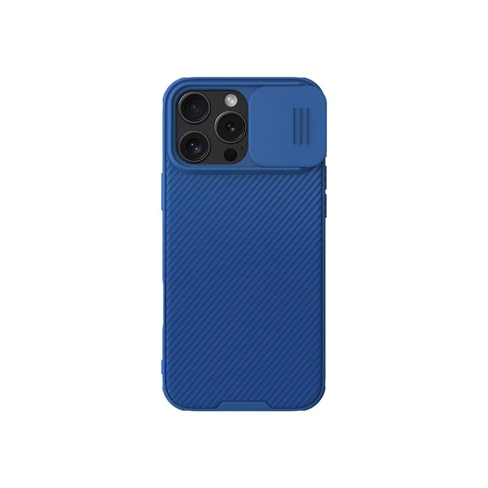 Nillkin CamShield Pro Husă iPhone 16 Pro Max (albastru)