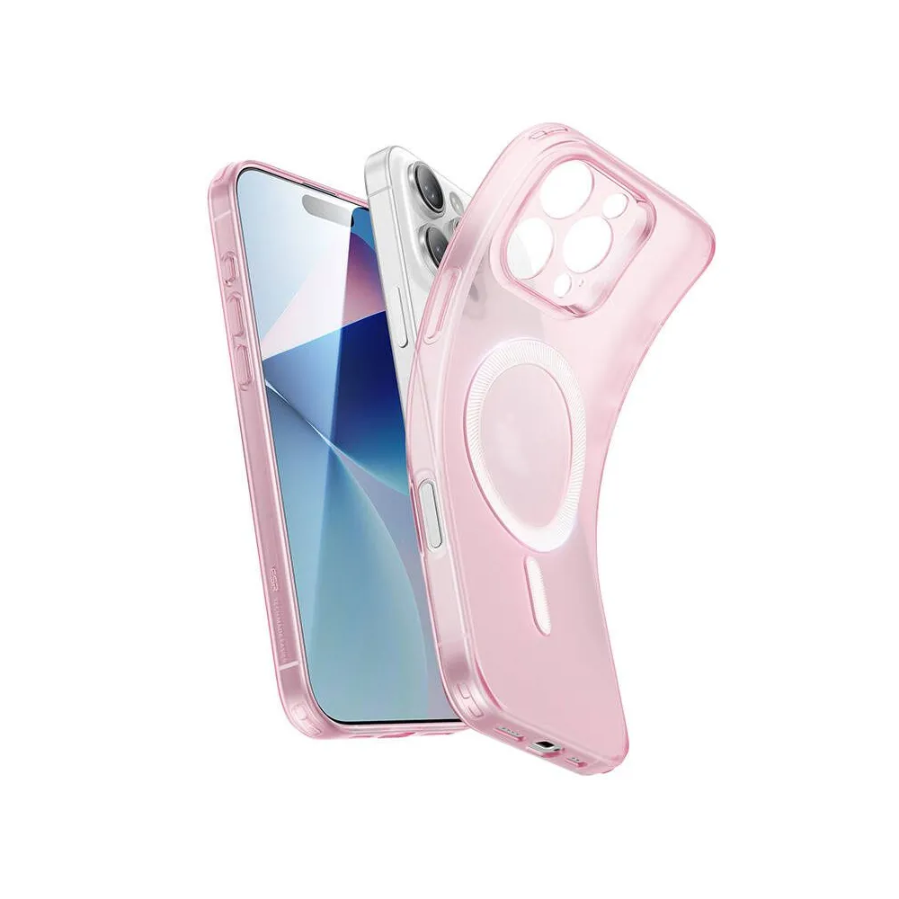 Zero Clear Case (HaloLock) ESR case for iPhone 16 Pro (pink)