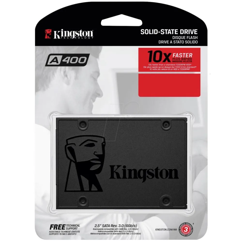 SSD Kingston A400 480GB, SATA3, 2.5inch Kingston - 1