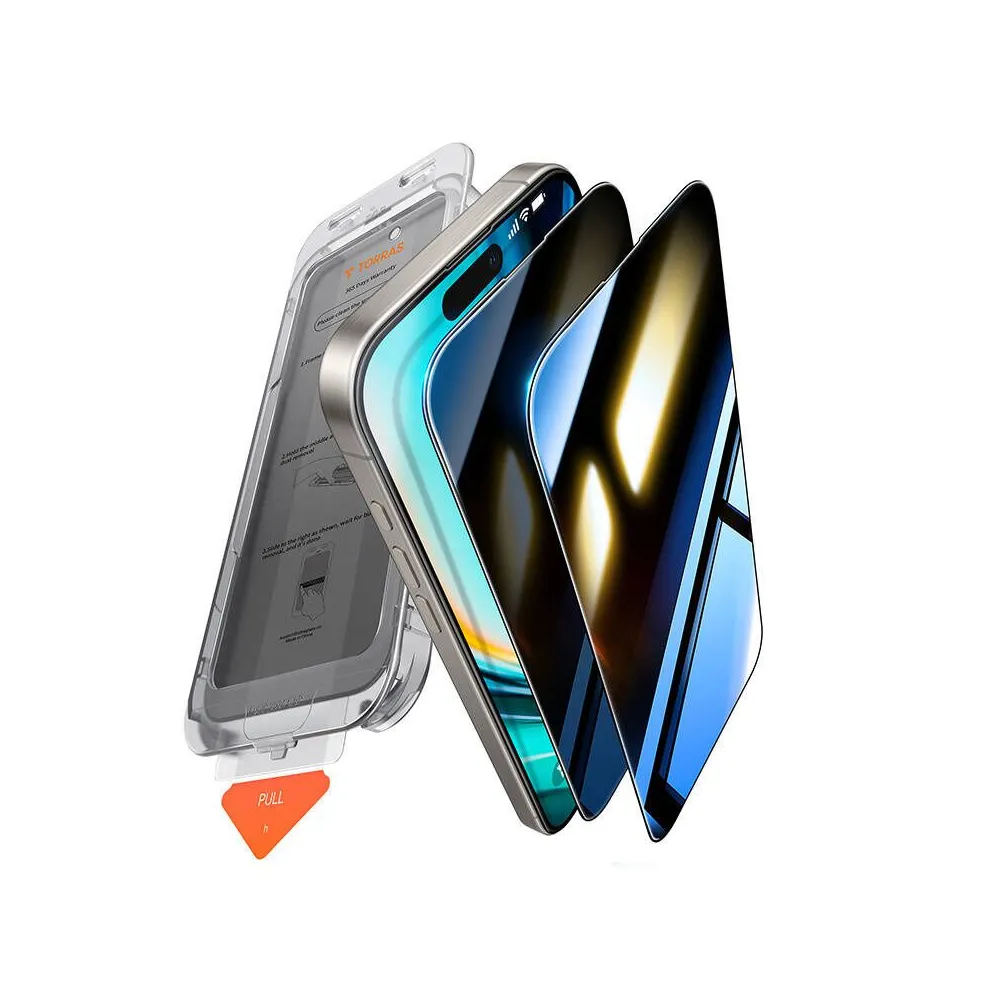 Instalarea sticlei Master Privacy Glass pentru iPhone 16 Plus