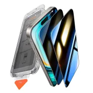 Instalați sticla Master Privacy Glass pentru iPhone 16