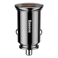 Baseus Circular 2xUSB QC3.0 5A 30W încărcător auto (negru)
