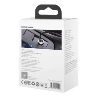 Baseus Grain Pro 2x USB 4.8A încărcător auto (alb)