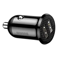 Baseus Grain Pro 2x USB 4.8A încărcător auto (negru)