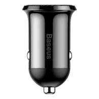 Baseus Grain Pro 2x USB 4.8A încărcător auto (negru)