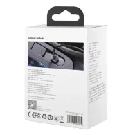 Baseus Grain Pro 2x USB 4.8A încărcător auto (negru)
