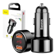 Baseus Magic 2x USB QC 3.0 45W încărcător auto (negru)