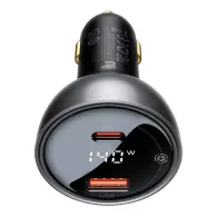 Baseus Superme USB încărcător auto, USB-C, 140W (negru)