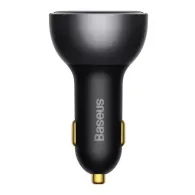 Baseus Superme USB încărcător auto, USB-C, 140W (negru)