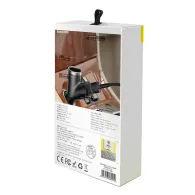 Baseus Y Type 2xUSB 3.4A 40W încărcător auto (negru)
