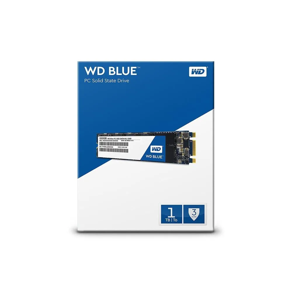 Ssd wd 1tb blue sata3 m.2 2280 6 gb/s 3d Wd - 1