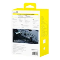 Încărcător auto 60W Baseus USB-C + cablu Lightning (negru)