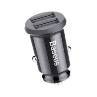 Încărcător auto Baseus Grain 2x USB 5V 3.1A (negru)