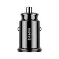 Încărcător auto Baseus Grain 2x USB 5V 3.1A (negru)