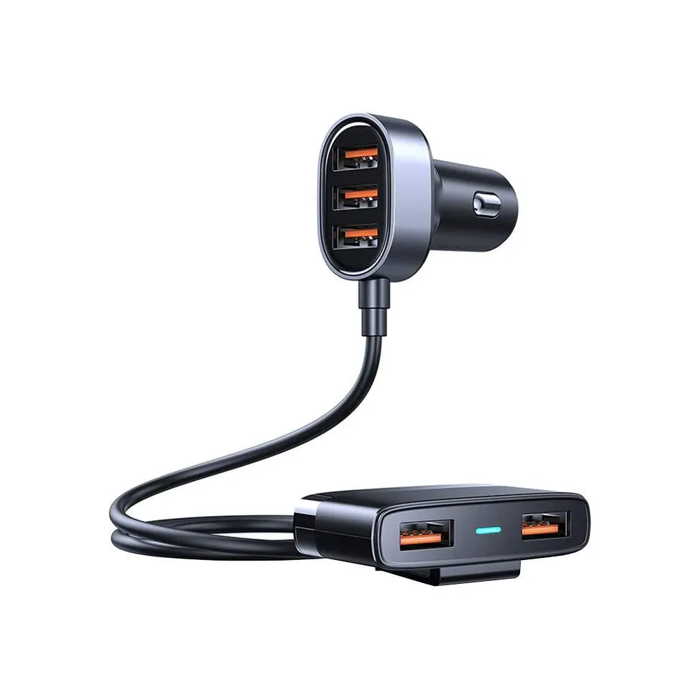 Încărcător auto Joyroom JR-CL03 5xUSB (negru)