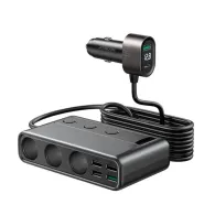 Încărcător auto Joyroom JR-CL06 Multi-Port (negru)