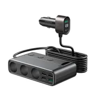 Încărcător auto Joyroom JR-CL06 Multi-Port (negru)