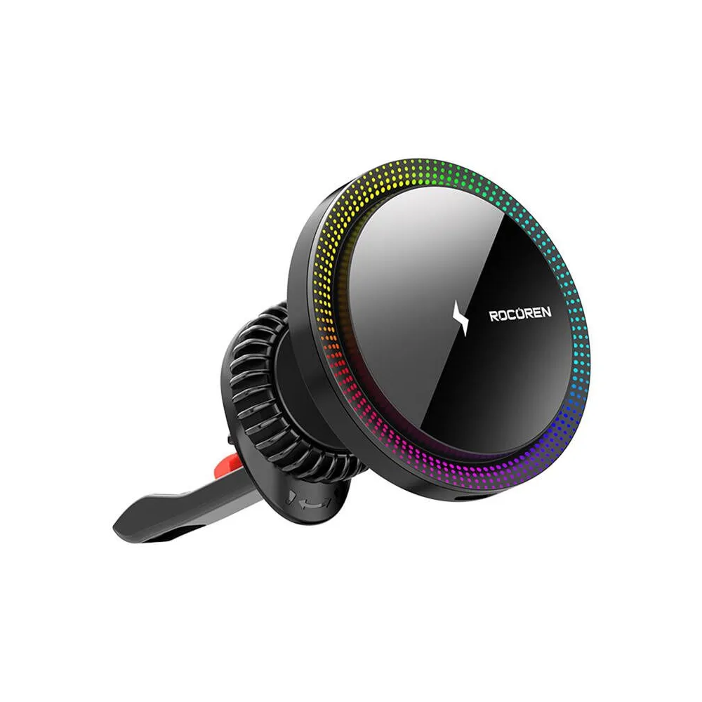 Rocoren RCZJ-XK01 încărcător auto wireless, 15W (negru)