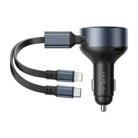 Vention FFOB0 Încărcător auto USB-C + cablu USB-C/Lightning 30W