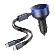 Vention FFOB0 Încărcător auto USB-C + cablu USB-C/Lightning 30W