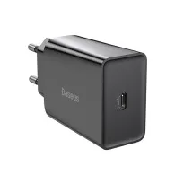Baseus Speed Mini încărcător rapid, USB-C, PD, 3A, 20W (negru)
