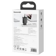 Baseus Speed Mini încărcător rapid, USB-C, PD, 3A, 20W (negru)