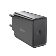 Baseus Speed Mini încărcător rapid, USB-C, PD, 3A, 20W (negru)