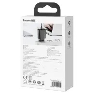 Baseus Speed Mini încărcător rapid, USB-C, PD, 3A, 20W (negru)