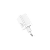 Baseus Super Si Pro Quick Charger USB + USB-C 30W încărcător de rețea (alb)