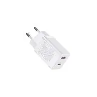Baseus Super Si Pro Quick Charger USB + USB-C 30W încărcător de rețea (alb)