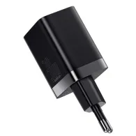 Baseus Super Si Pro Quick Charger USB + USB-C 30W încărcător de rețea (negru)