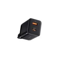 Baseus Super Si Pro Quick Charger USB + USB-C 30W încărcător de rețea (negru)