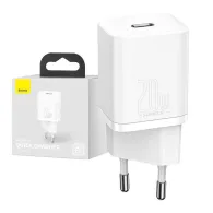 Baseus Super Si Quick Charger 1C 20W încărcător de rețea (alb)