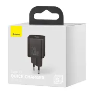 Baseus Super Si Quick Charger 1C 20W încărcător de rețea (negru)
