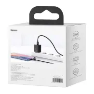 Baseus Super Si Quick Charger 1C 20W încărcător de rețea (negru)