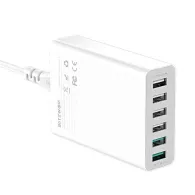 Blitzwolf BW-S15 6x încărcător USB, QC 3.0, 60W (alb)