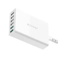 Blitzwolf BW-S15 6x încărcător USB, QC 3.0, 60W (alb)